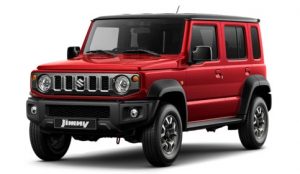 jimny 5 door red